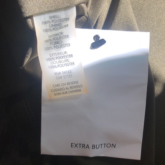 Beautiful olive green with circle details dress - Picture 9 of 11